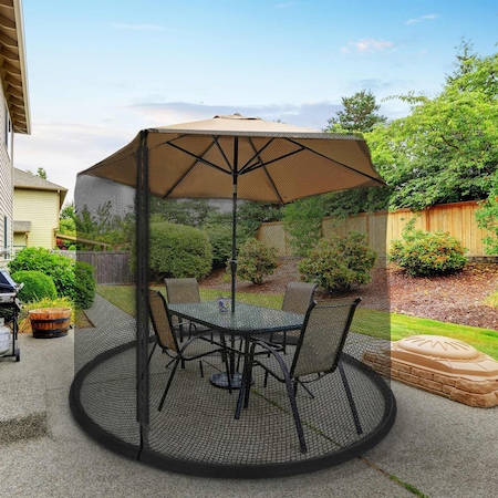 Pure Garden Mosquito Net for 7.5-Foot Umbrellas 82-5677C